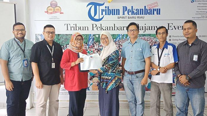 Sambung Silaturahmi, Tim Komunikasi Chevron Sambangi Kantor Tribun Pekanbaru