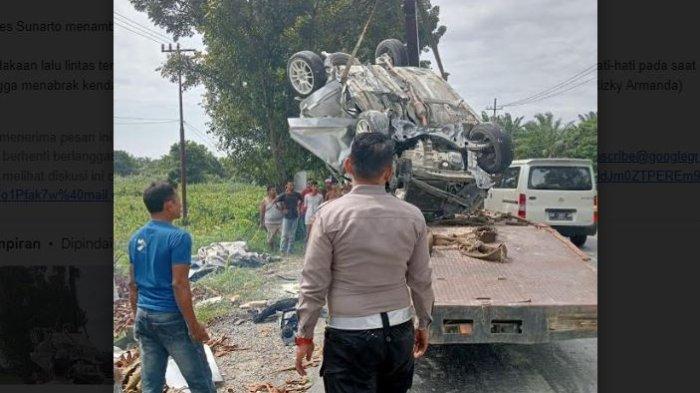 Lakalantas di Riau, Tabrakan Beruntun di Lintas Pekanbaru-Kuansing, Truk Hantam Minibus dan Motor