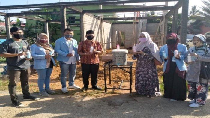 Mahasiswa Sarana Sabun Cuci Tangan dan Pantau ODP dan PDP untuk Cegah Penyebaran Covid-19
