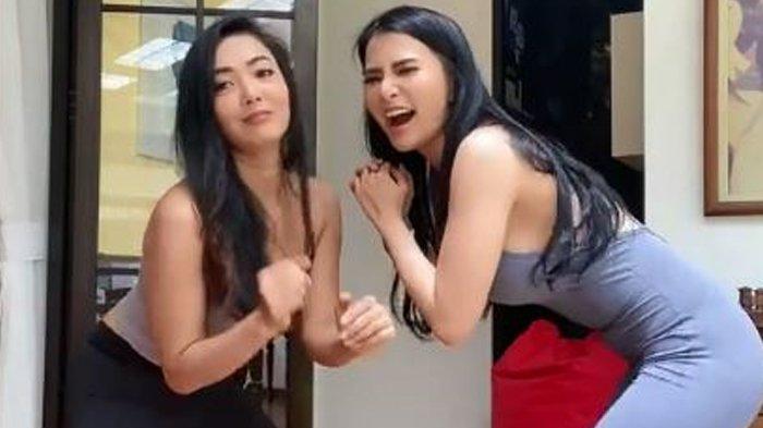 Maria Vania Goyang Tiktok Bareng Marisa Fardila, Goyang Dada Dada Dada Lagu Logan Theobald
