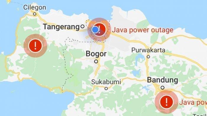 Masalah Pemadaman Listrik Jawa & Bali Ikut Nimbrung di Google Maps, Sebagai Peringatan SOS