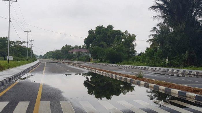 Masih Baru, Jalan Pramuka Selatpanjang Riau Tergenang Air