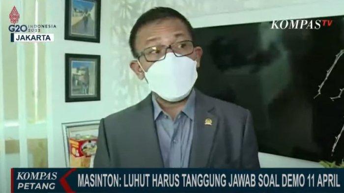 Kritik Keras Masinton Pasaribu ke Menko Luhut Dinilai Bikin Gaduh