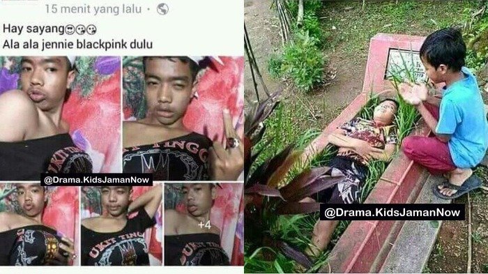 Waduh, Kelakuan Kids Jaman Now Ini Malah Bikin Miris! Lihat Foto dan Pesannya