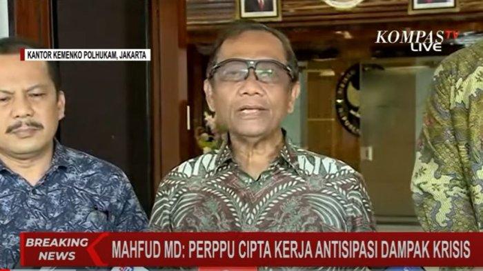 Menyelamatkan Ekonomi Masyarakat Jadi Alasan Pemerintah Terbitkan Perppu Cipta Kerja