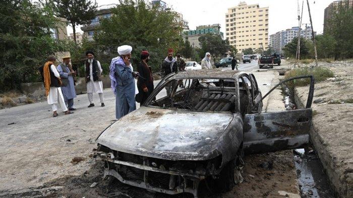 Bandara Kabul Diserang Roket, ISIS-K Lakukan Serangan Balasan? Asap Mengepul