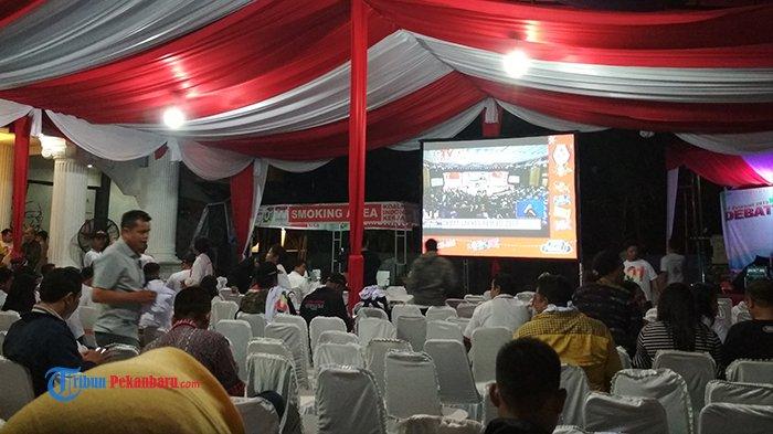 Ini Lokasi dan Tim Daerah Nobar Debat Cawapres di Riau
