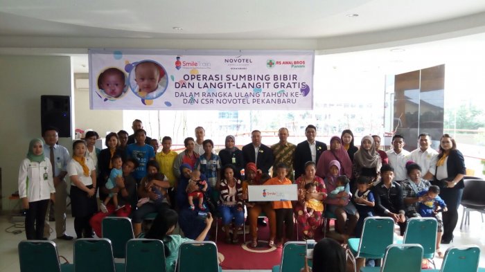 Novotel, RSAB dan Smile Train Gelar Operasi Gratis 14 Pasien Bibir Sumbing