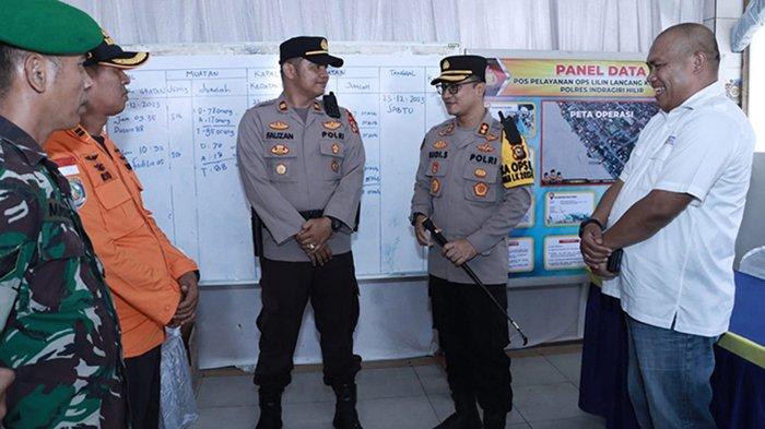 Pejabat Baru Kapolres Inhil Langsung Gaspol Cek Pos Pengamanan dan Pelayanan Operasi Lilin