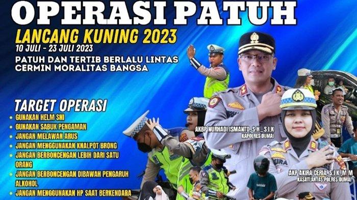 Besok Polres Dumai Gelar Operasi Patuh Lancang Kuning 2023, Ini Tujuh Sasarannya