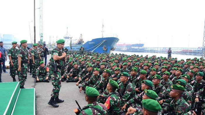 Bertugas 9 Bulan di Atambua, Pangdam I/BB Lepas 400 Prajurit Yonif 132/Bima Sakti