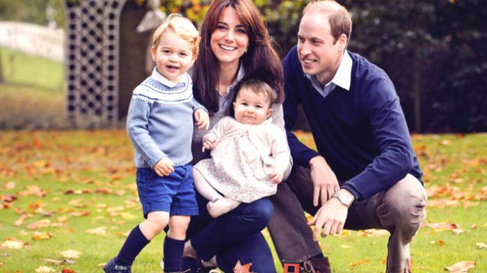 Ini Foto Pangeran William-Kate Middleton untuk Kartu Natal