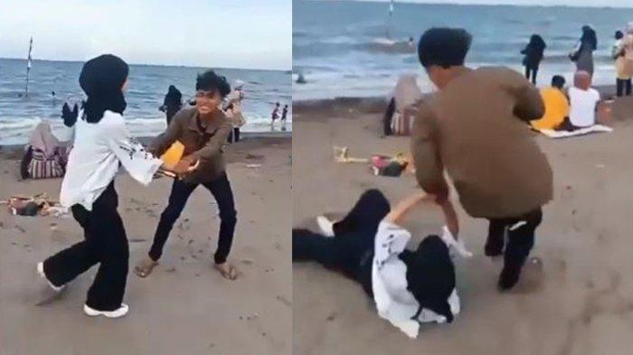 Pasangan Kekasih Korban Konten Video Romantis di Pantai, Alami Kejadian Tak Terduga Saat Beraksi