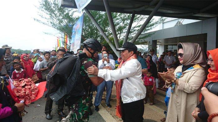 Masuki Area Musuh dari Udara, Paskhas TNI AU Pekanbaru Latihan Jungar di Pasir Pangaraian