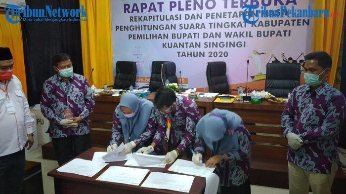 Hasil Lengkap Perolehan Suara Pilkada Kuansing 2020