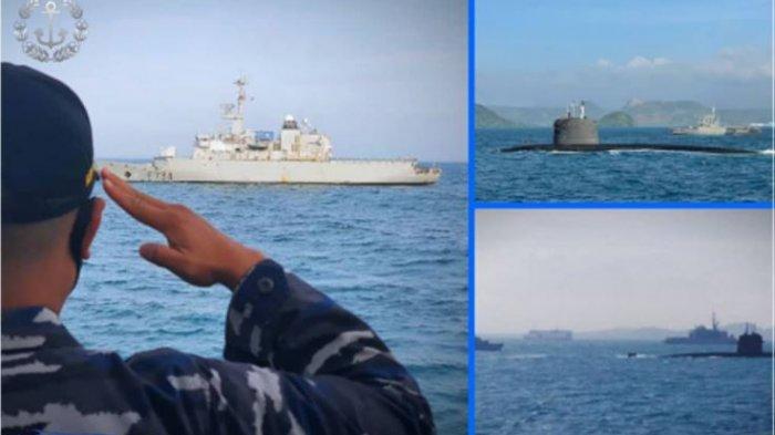 Libatkan Kapal Selam, TNI AL Gelar Latihan di Selat Sunda bersama Militer Prancis