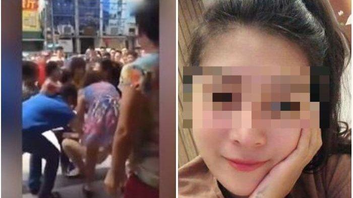 Pelakor Ini Disiksa Sampai Masuk RS, Ditelanjangi Istri Sah, Diolesi Saus, Menjerit di Pinggir Jalan