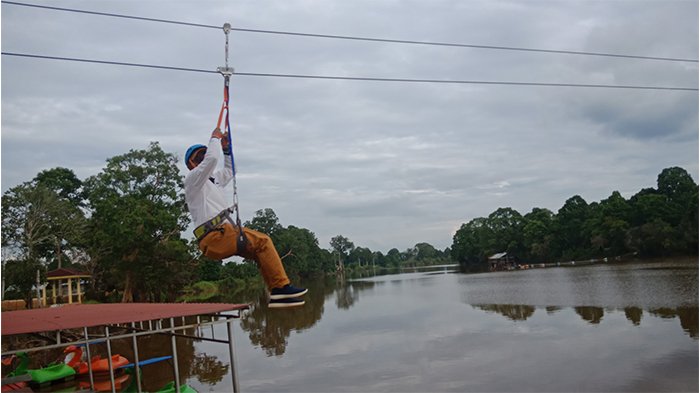 Wisata Danau Tajuwid Dalam Pengembangan, Begini Harapan Kadisparbudpora Pelalawan