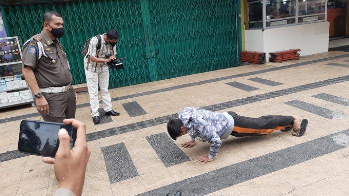 Selain Sanksi Denda dan Kerja Sosial, Warga yang Tidak Kenakan Masker di Pekanbaru Diminta Push Up