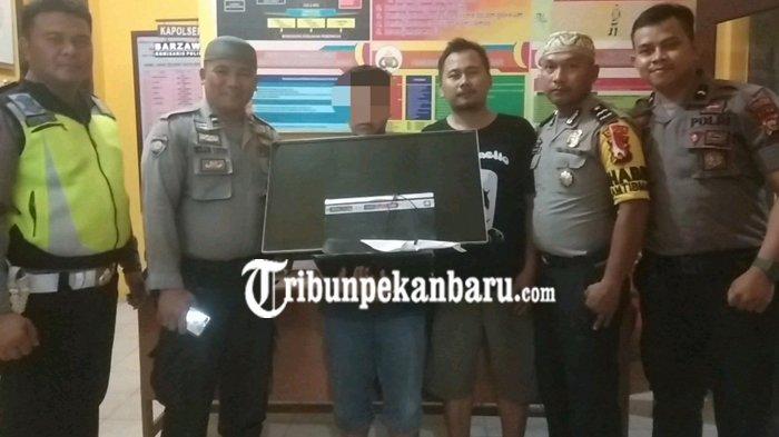 Pencuri TV dan DVD di Rengat Riau Simpan Barang Curian di Kandang Ayam, Begini Ceritanya