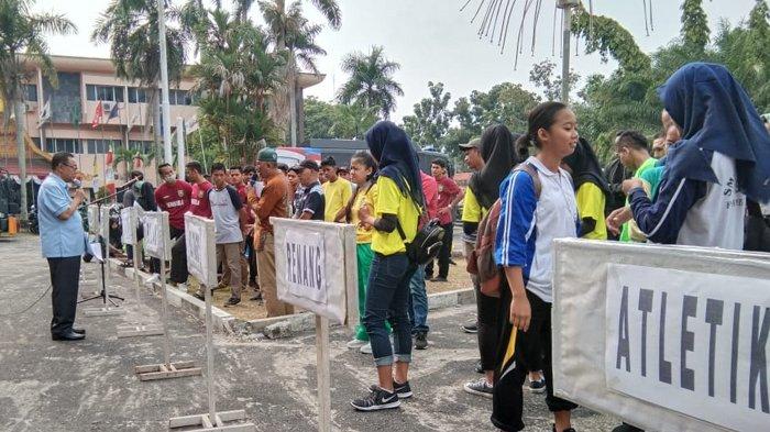 Kontingen Porwil Riau Dikukuhkan, Optimistis Pertahankan Juara Umum