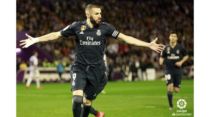 Hasil Liga Spanyol - Kena Kartu Merah, Real Madrid Cetak 2 Gol dalam 9 Menit