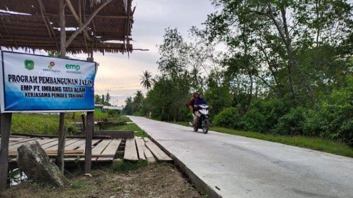 10 Tahun Menanti Masyarakat Desa Tanjung Tebing Tinggi Apresiasi Perbaikan Jalan Rusak