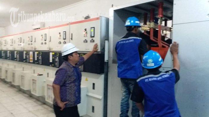 Percepat Normalisasi Kelistrikan Pulau Bengkalis, PLN Lakukan Perbaikan Non Stop 24 jam