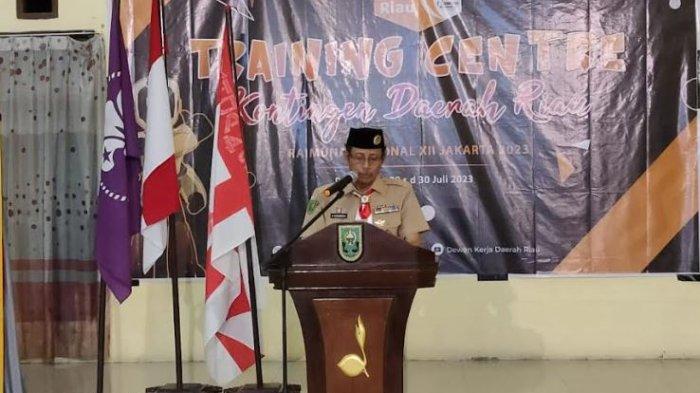 Calon Peserta Rainas XII Ikuti Training Center, Ini Pesan Kakwarda Riau