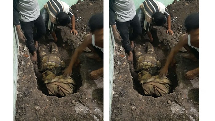 Pembunuhan Nenek Tiamah, 4 Jam Tio Gali Lubang Dalam Kamar Untuk Sembunyikan Jasad Neneknya