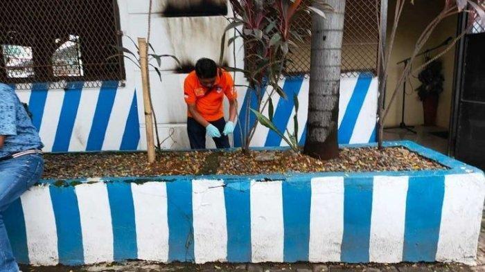 Aksi Pelaku Lemparkan Bom Molotov Pos Lantas Polres Gowa Terekam CCTV, Beraksi Seorang Diri