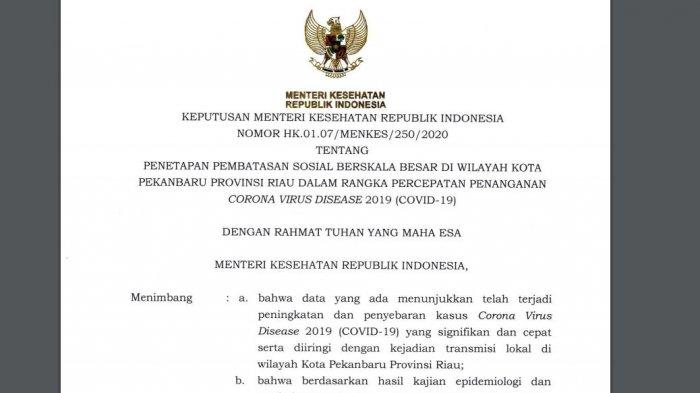 PSBB Segera Diberlakukan, Warga Minta Pemko Pekanbaru Salurkan Masker dan Sembako