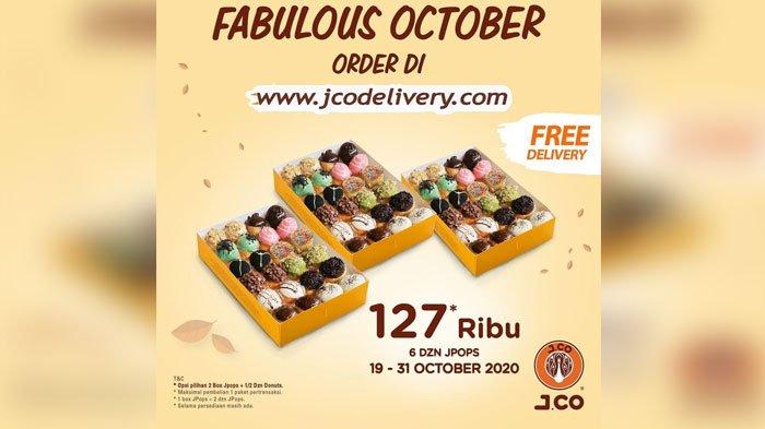 Promo JCO Terbaru, Rp 127 Ribu Bisa Beli 6 lusin J.Pops, Berlaku Sampai 31 Oktober 2020