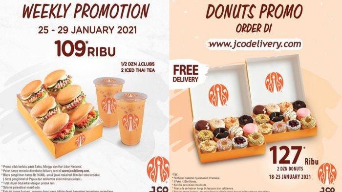 Promo JCO Terbaru Hari Ini, 1/2 lusin JCLUBS 2 Iced Thai Tea 109 Ribu