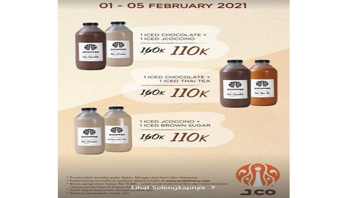 Promo JCO Terbaru, Weekly Promotion JCOFEE Minggu Ini, 2 Botol Harga Spesial
