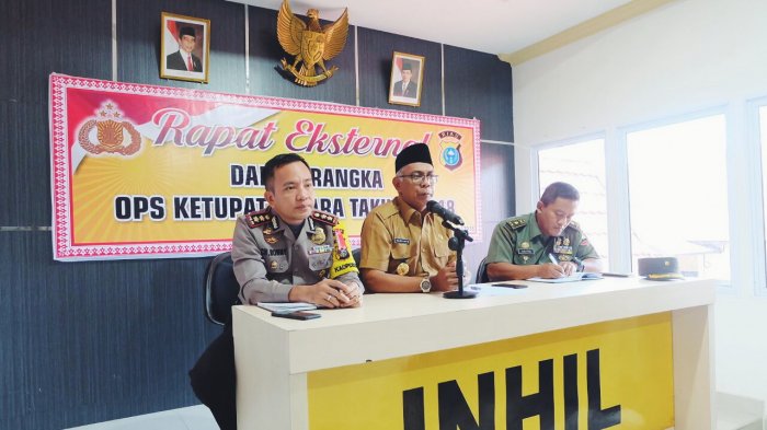 Forkompinda Inhil Persiapkan Kedatangan Kapolda Riau dan Danrem 031/Wirabima