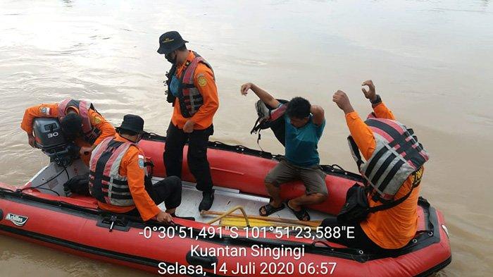 Dua Hari Pencarian Tak Buahkan Hasil, Korban Tenggelam di Kuansing Riau Belum Juga Ditemukan