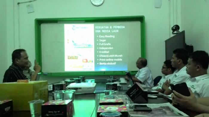 Foto: Diskusi Pagi Tribun dan Pegadaian Berlangsung Akrab