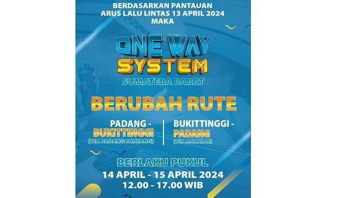 CATAT Rute One Way Sumbar, Padang-Bukittinggi via Padang Panjang, Bukittinggi-Padang via Malalak