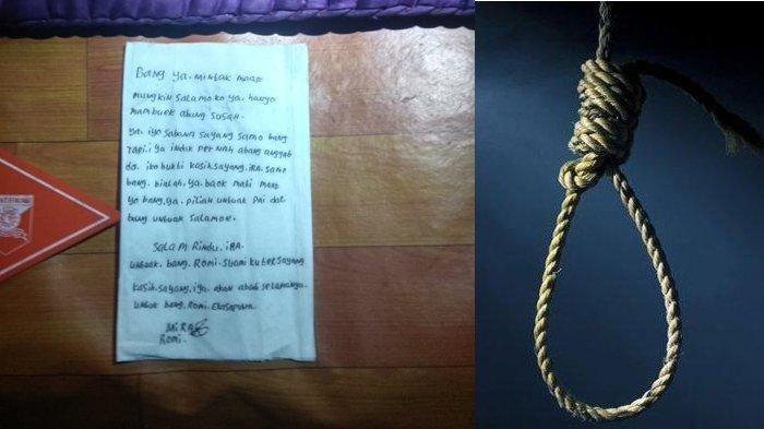 Kerap Ditinggal & Merasa Tak Dianggap, Ibu Muda di Agam Tewas Gantung Diri