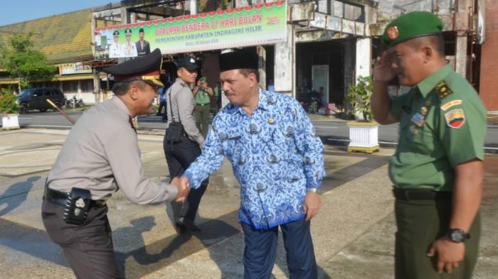 Kapolres Inhil Menjadi Irup 17 Hari Bulan