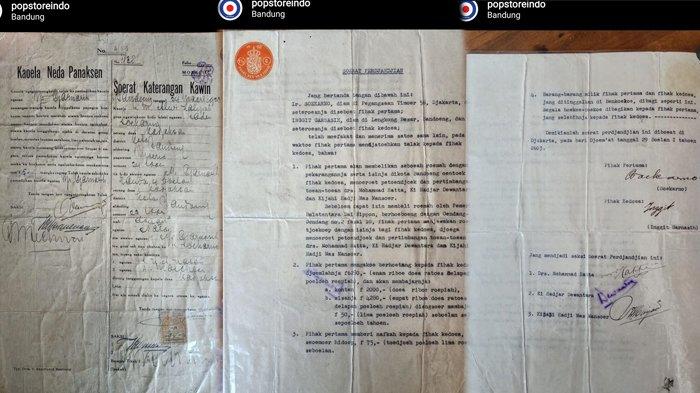 Sempat Viral Surat Nikah Soekarno dan Surat Cerai Soekarno Dijual, Kini Viral Lagi, Ini Faktanya