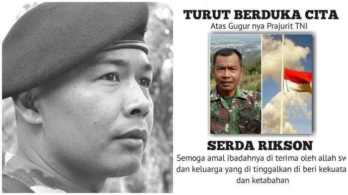 KKB Deiyai Bacok Serda Rikson, Gugur Saat Mempertahankan Senjata Api TNI dari Kelompok Kriminal