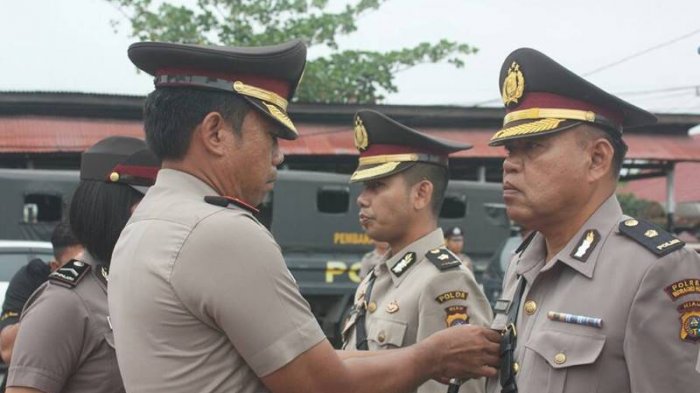 Kapolres Inhil Sertijab Sejumlah Perwira