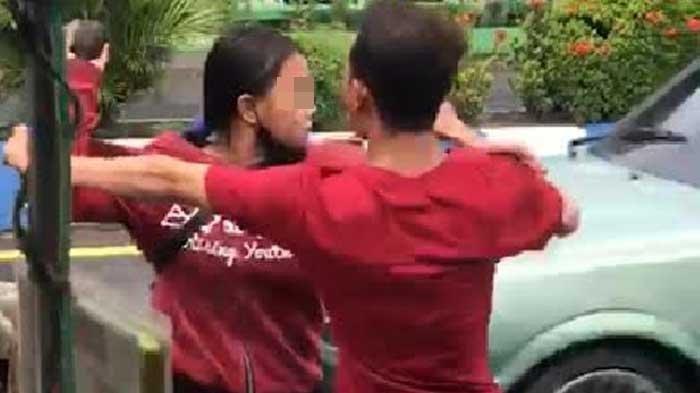 Viral Video Istri Labrak Suami Lagi Sama Pelakor, Nyaris Lempar Batu, Polisi; Saling Balas Selingkuh