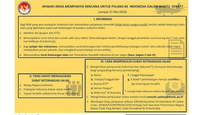 Ingin Pulang ke Indonesia, WNI Harus Bayar Surat Jalan Rp 300.000, Pak Jokowi Tolong Dicek