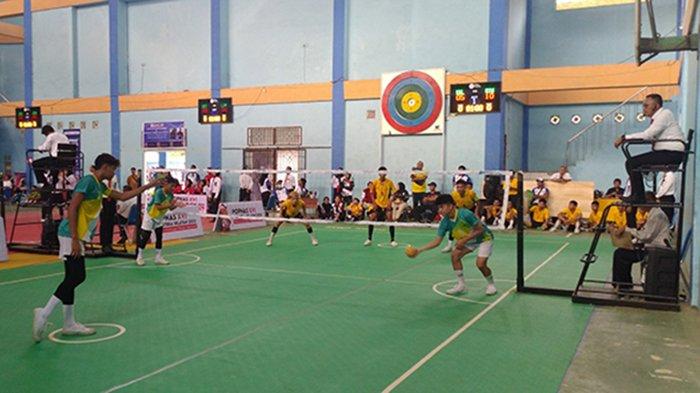 Kalah dari Sulsel Sepaktakraw Putra Riau Raih Perunggu di Tim Beregu Popnas 2023