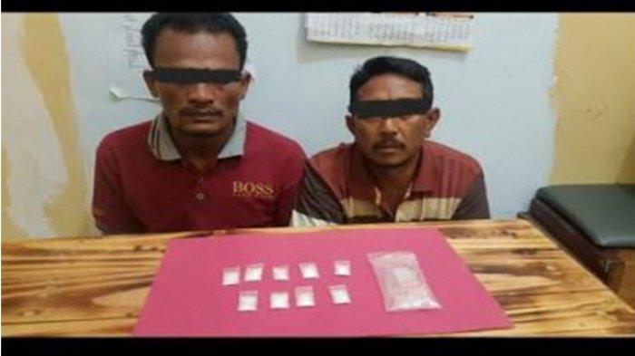 Simpan Sabu di Lemari Pakaian, Dua Pria di Pangkalan Kerinci Diringkus Polres Pelalawan