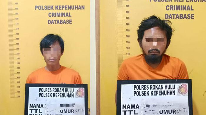 Dua Spesialis Curanmor Antar Kota Asal Pekanbaru Ditangkap di Rokan Hulu