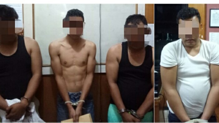 Satnarkoba Polres Bengkalis Amankan Satu Oknum Polisi Lagi Pesta Narkoba Bareng 3 Rekannya